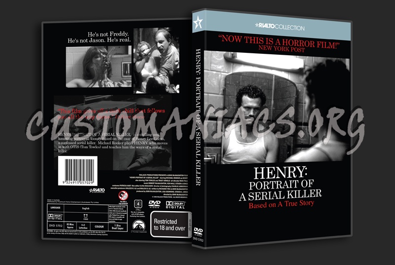 Henry: Portrait of a Serial killer dvd cover