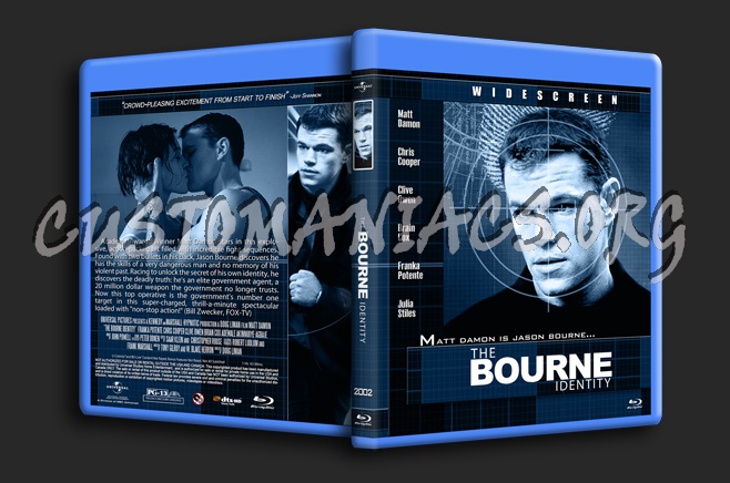 The Bourne Identity blu-ray cover