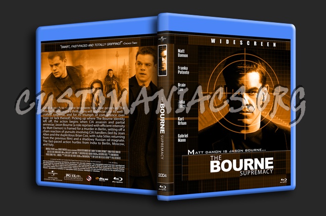 The Bourne Supremacy blu-ray cover