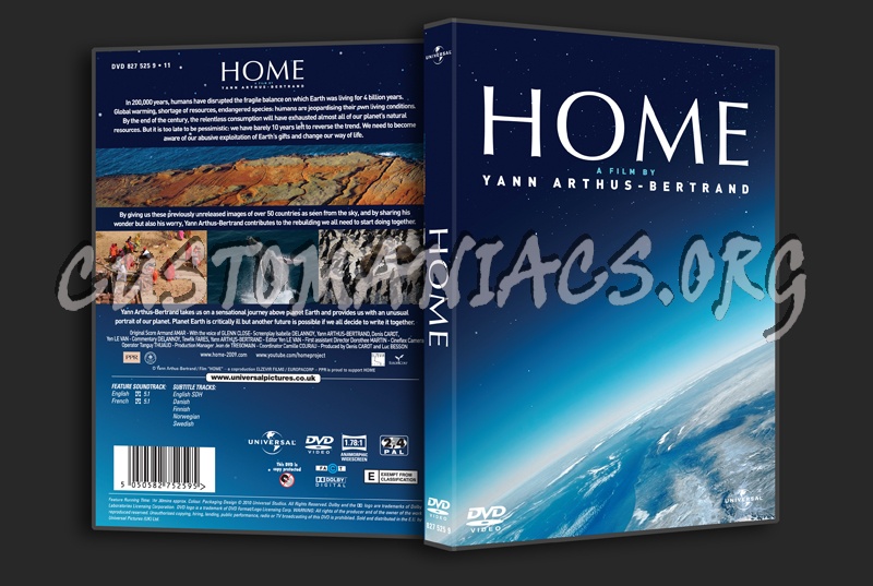 Home dvd cover