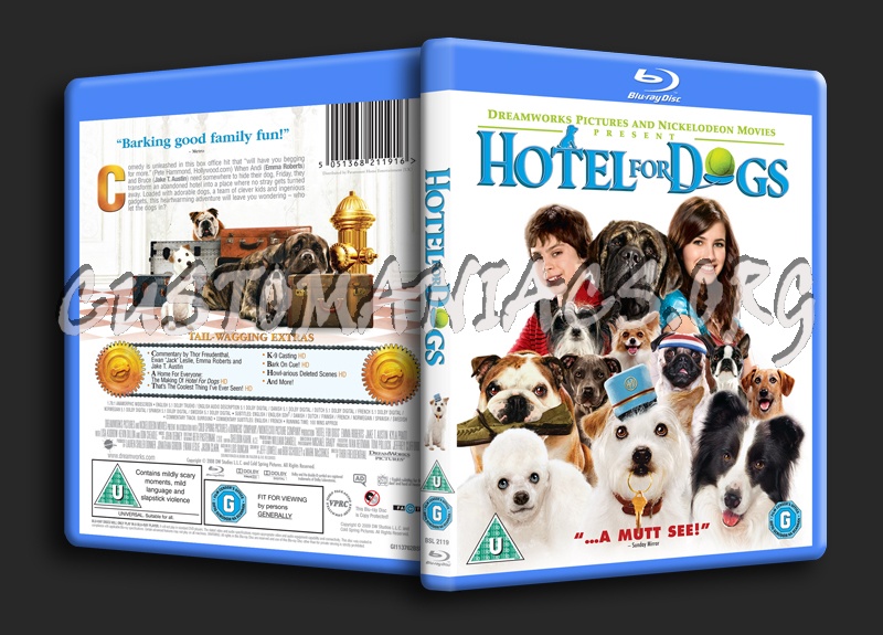 Hotel for Dogs blu-ray cover
