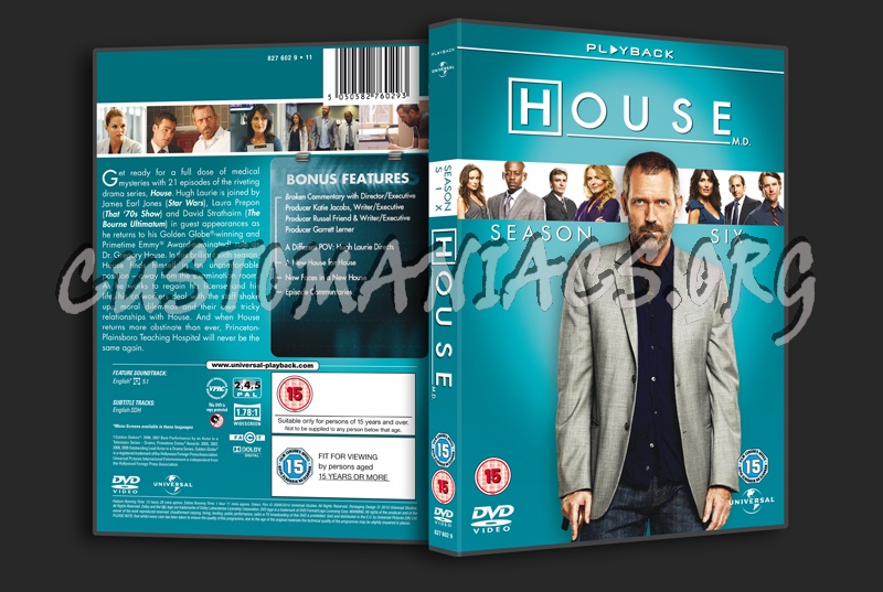 House Season 6 dvd cover