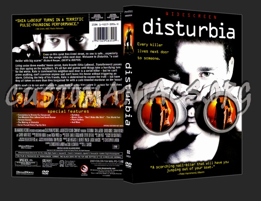 Disturbia dvd cover