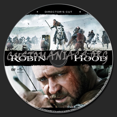 Robin Hood (2010) dvd label