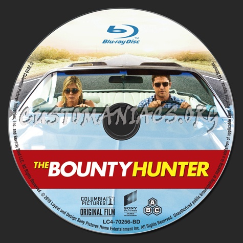 The Bounty Hunter blu-ray label