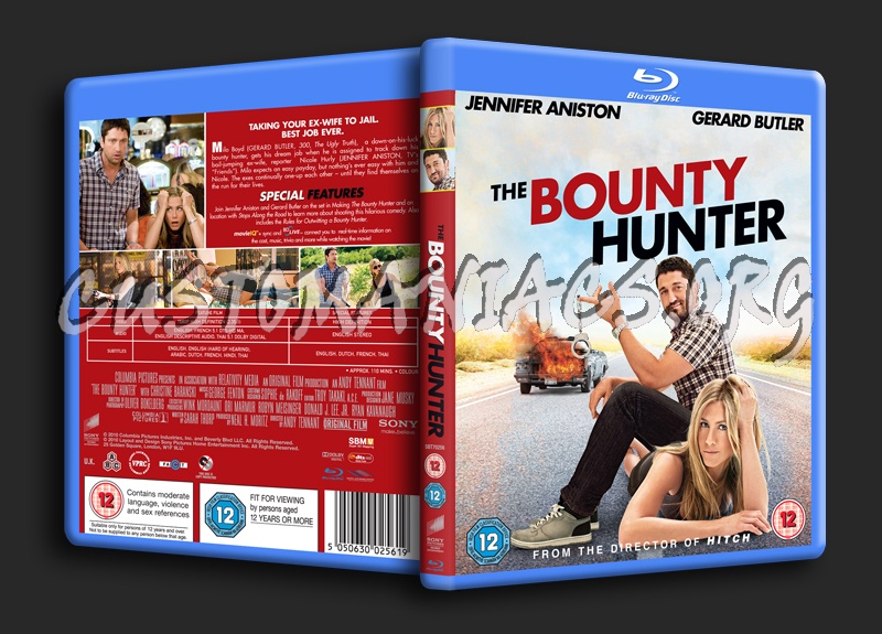 The Bounty Hunter blu-ray cover