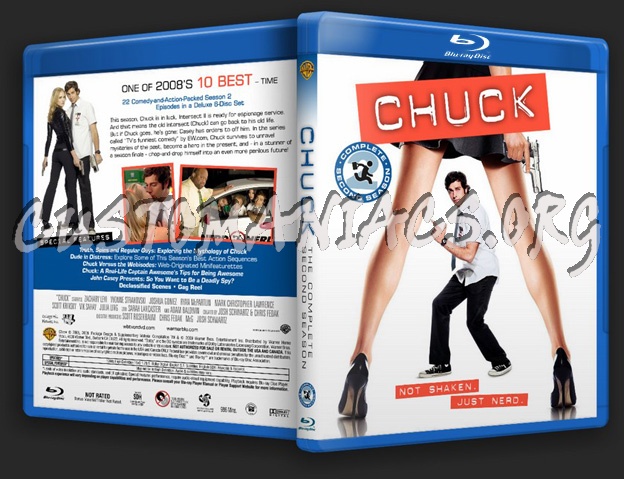 Chuck - Season 2 blu-ray cover