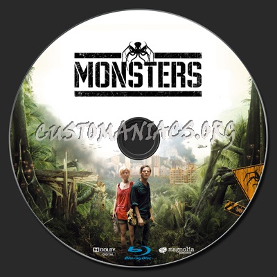 Monsters 2010 blu-ray label