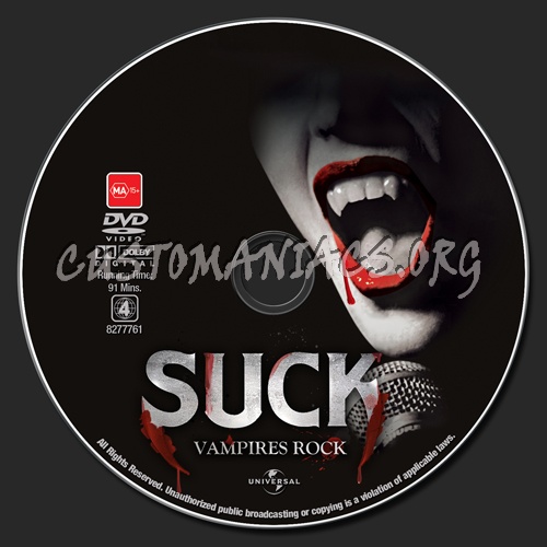 Suck dvd label