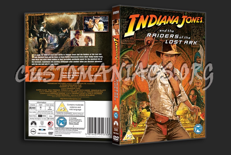 Indiana Jones and the Raiders of the Lost Ark dvd cover