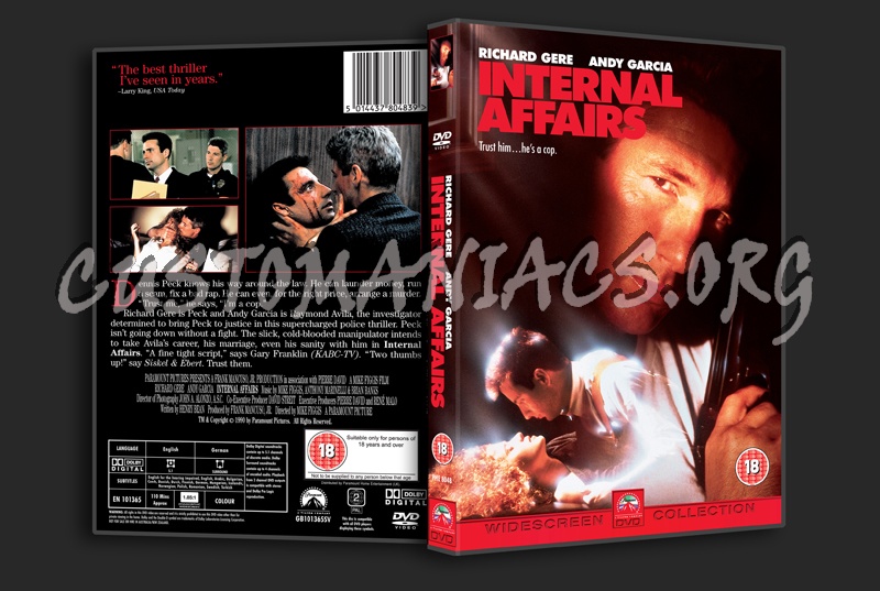 Internal Affairs dvd cover