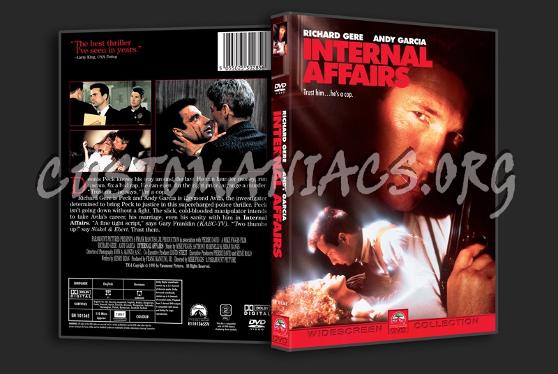 Internal Affairs dvd cover