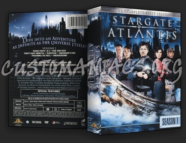 Stargate Atlantis Season 1 dvd cover