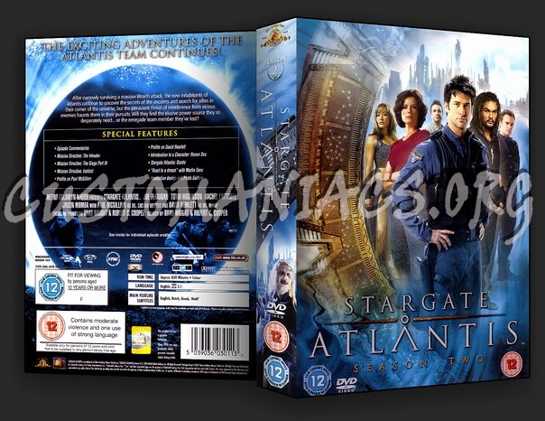 Stargate Atlantis Season 2 dvd cover