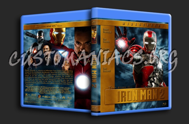 Iron Man 2 blu-ray cover