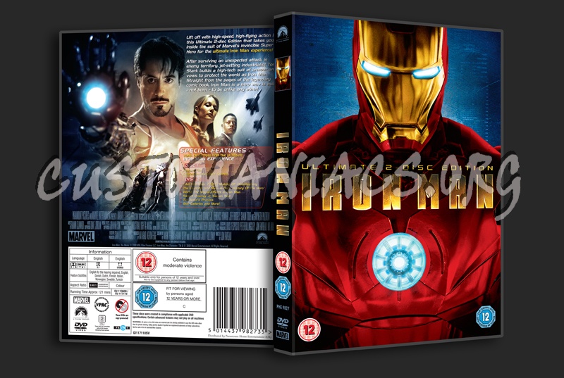 Iron Man dvd cover