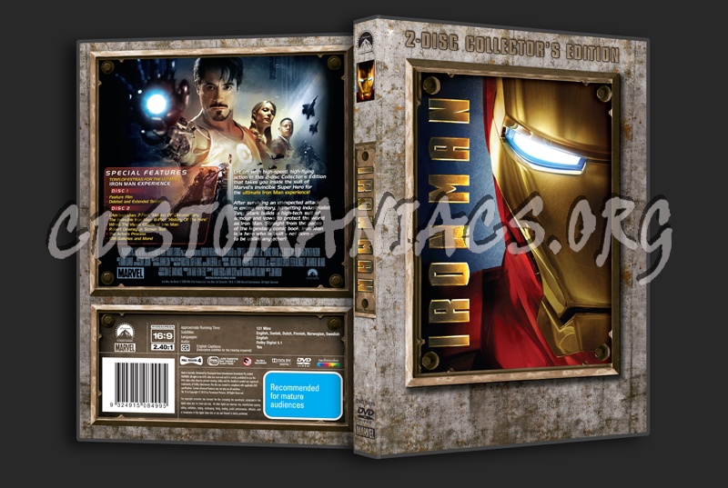 Iron Man dvd cover