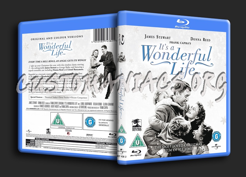 It's A Wonderful Life blu-ray cover