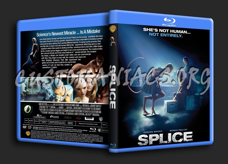 Splice blu-ray cover