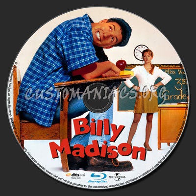 Billy Madison blu-ray label