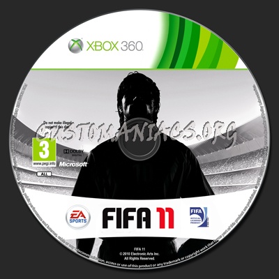 Fifa 11 dvd label