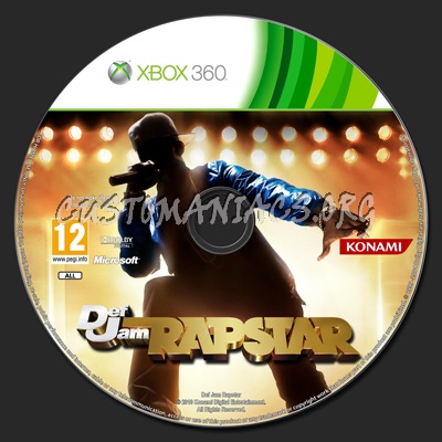 Def Jam Rapstar dvd label