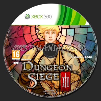 Dungeon Siege 3 dvd label