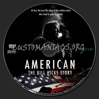 American The Bill Hicks Story dvd label