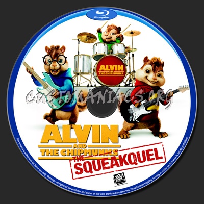 Alvin And The Chipmunks II blu-ray label