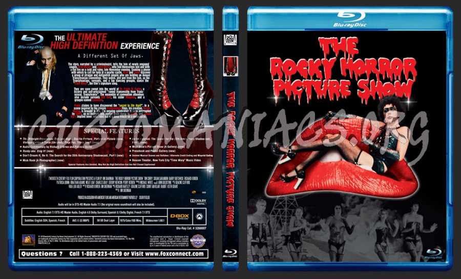 The Rocky Horror Picture Show blu-ray cover