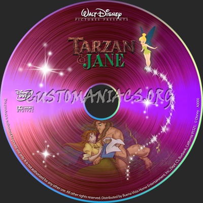 Tarzan and Jane dvd label