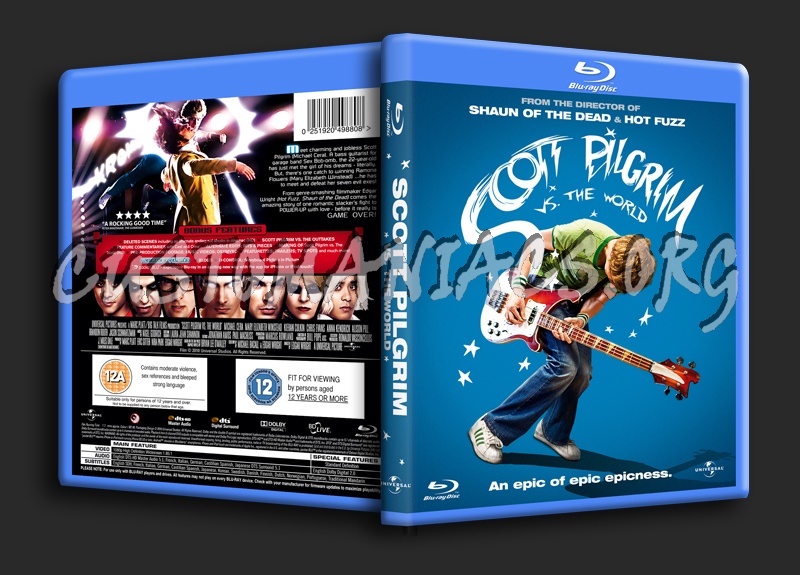 Scott Pilgrim vs. The World blu-ray cover