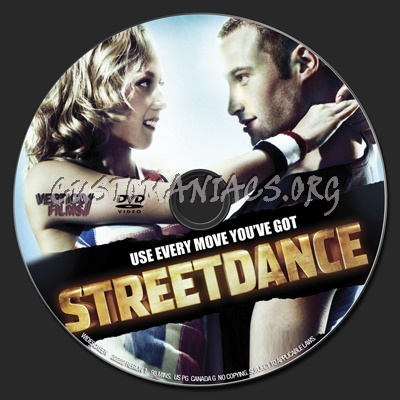 Streetdance dvd label