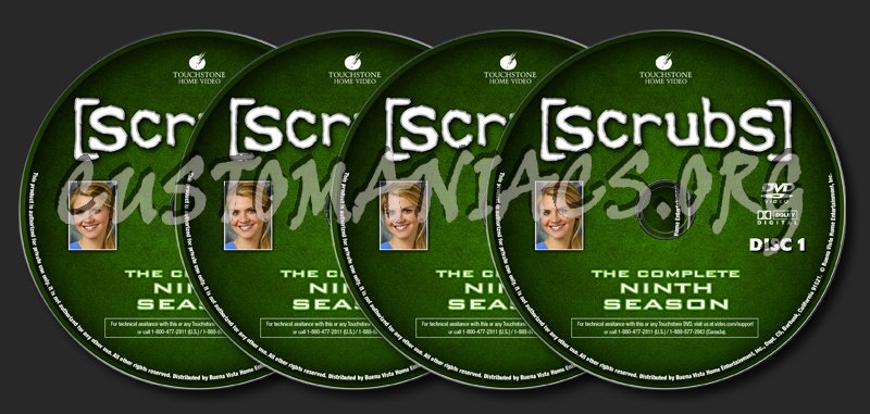 Scrubs S9 dvd label