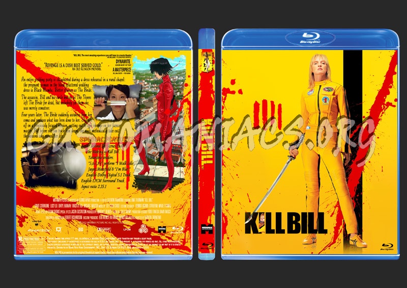 Kill Bill Volume 1 blu-ray cover