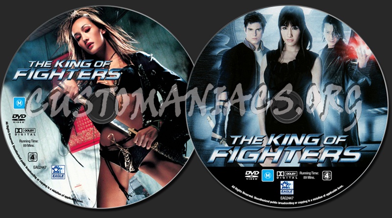 The King Of Fighters dvd label