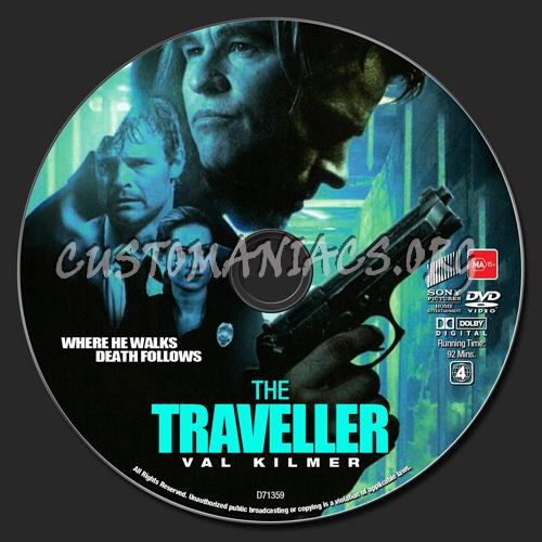 The Traveler / The Traveller dvd label