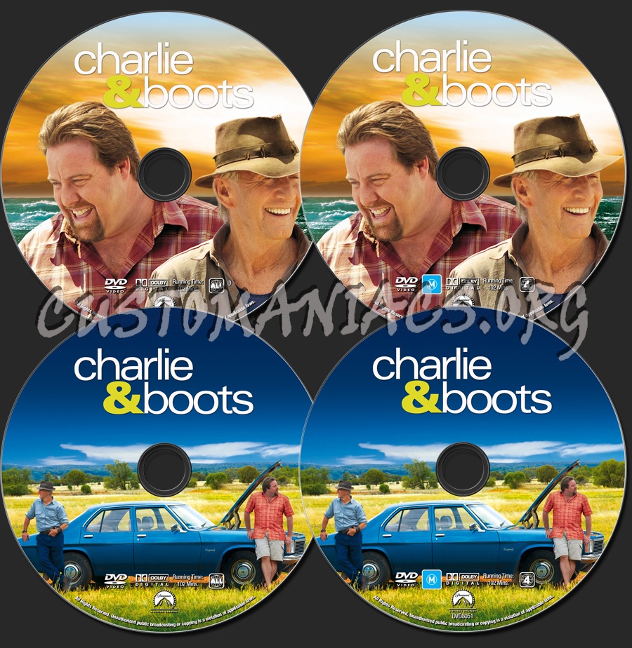 Charlie & Boots dvd label