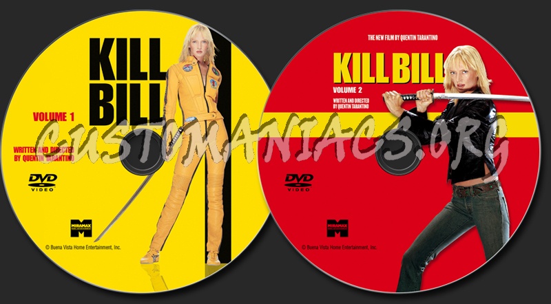 Kill Bill dvd label