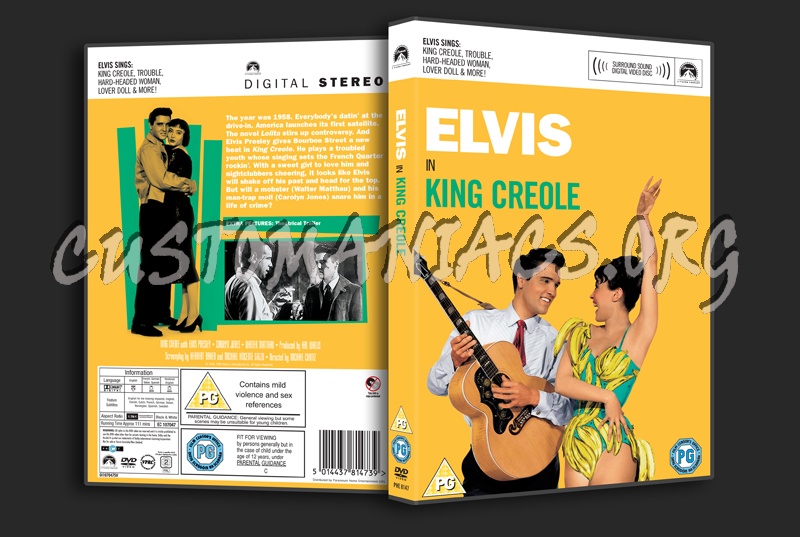 Elvis: King Creole dvd cover