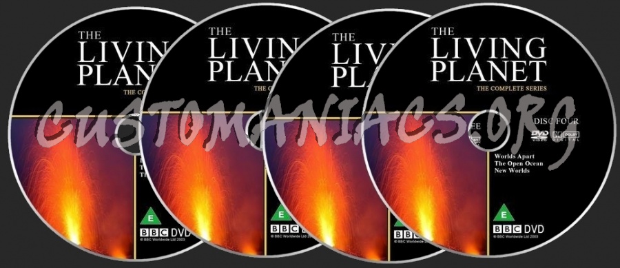 The Living Planet dvd label