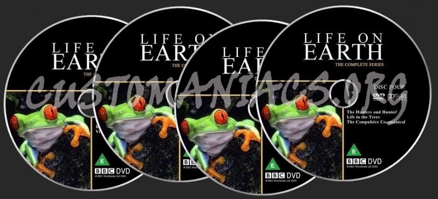 Life On Earth dvd label