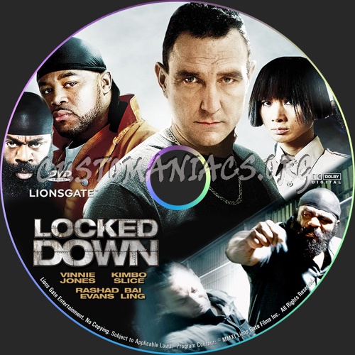 Locked Down dvd label