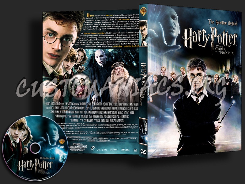 Harry Potter And The Order Of The Phoenix dvd cover