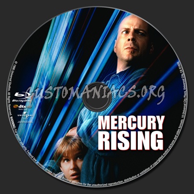 Mercury Rising blu-ray label