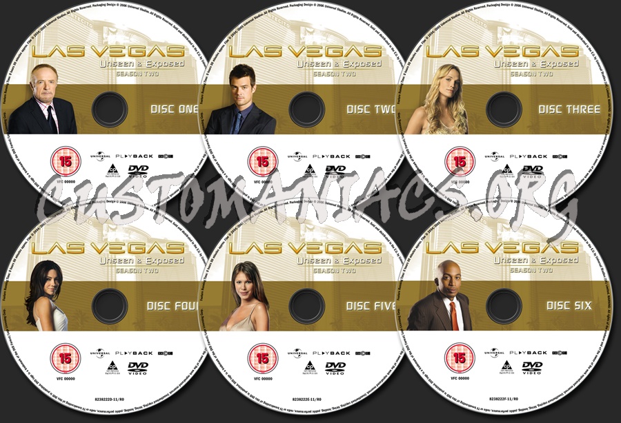 Las Vegas Season 2 dvd label