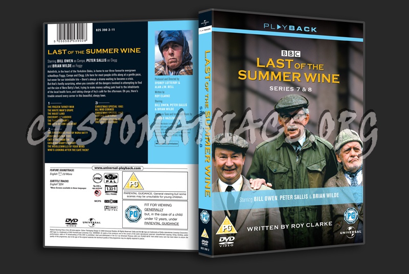 Last of the Summer Wine Series 7 & 8 dvd cover