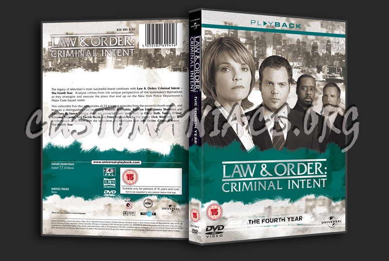 Law & Order Criminal Intent Season 4 dvd cover