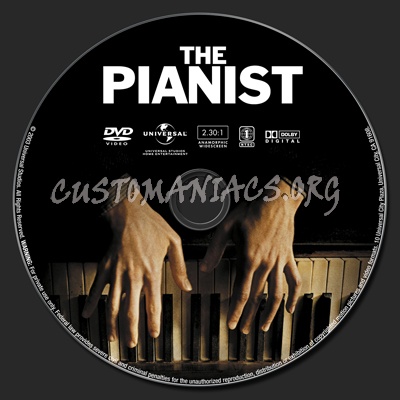 The Pianist dvd label