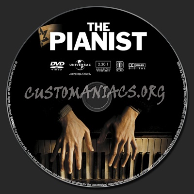 The Pianist dvd label